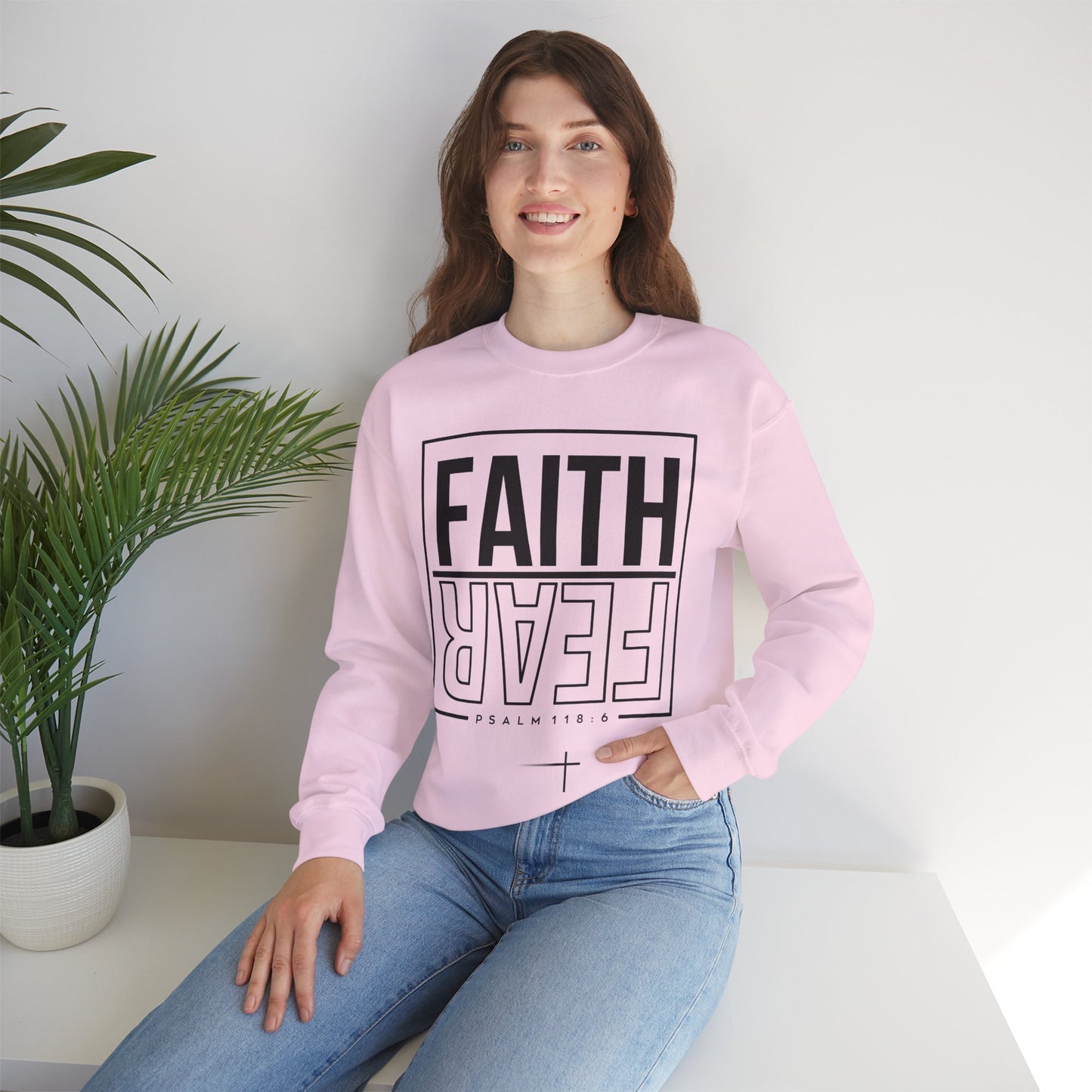 BOTH FAITH - Faith Over Fear Sweatshirt