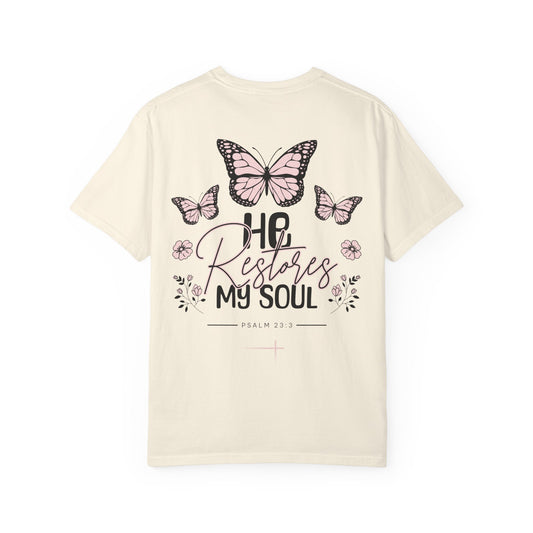 ELEGANCE - Restores My Soul Psalm 23:3 Tee
