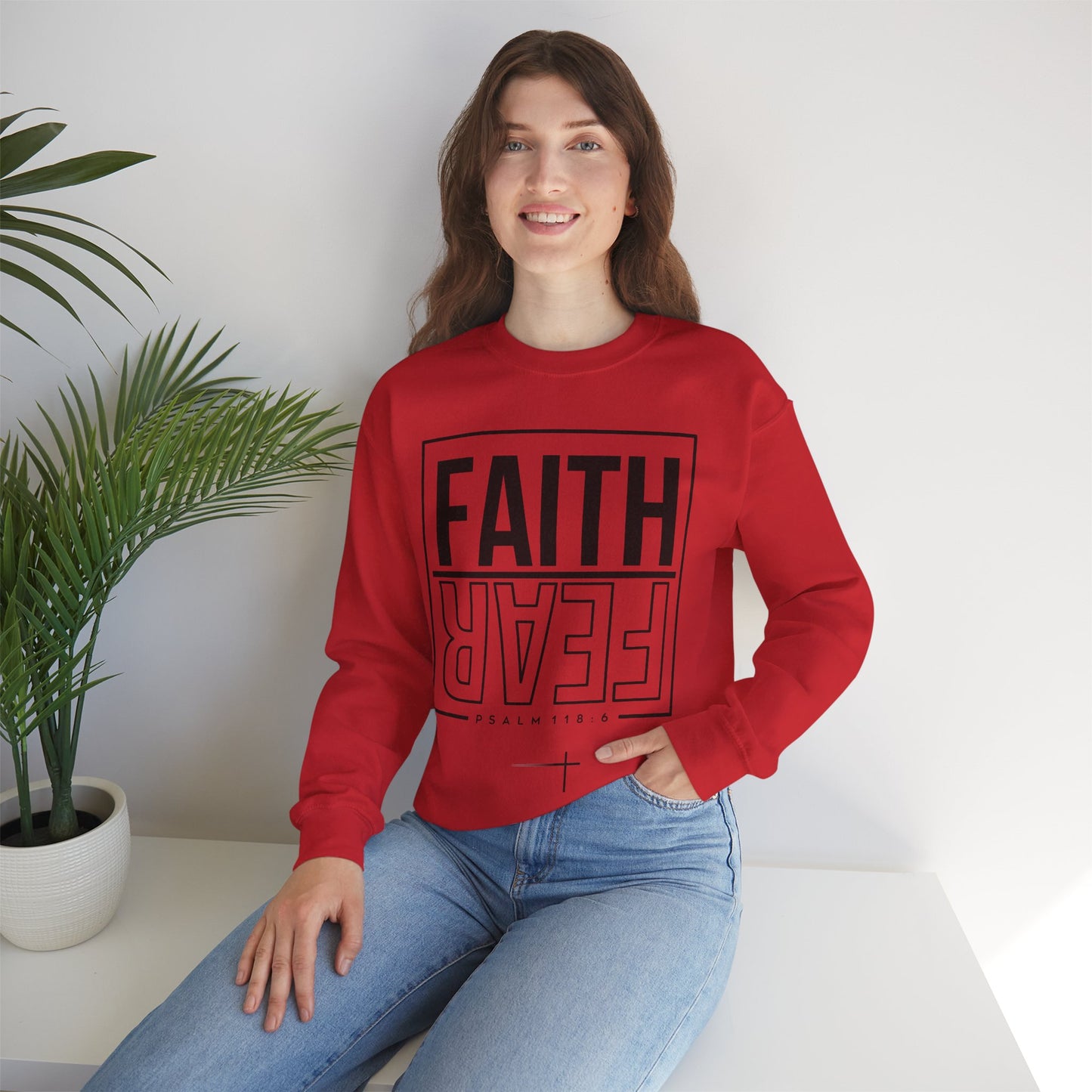 BOTH FAITH - Faith Over Fear Sweatshirt