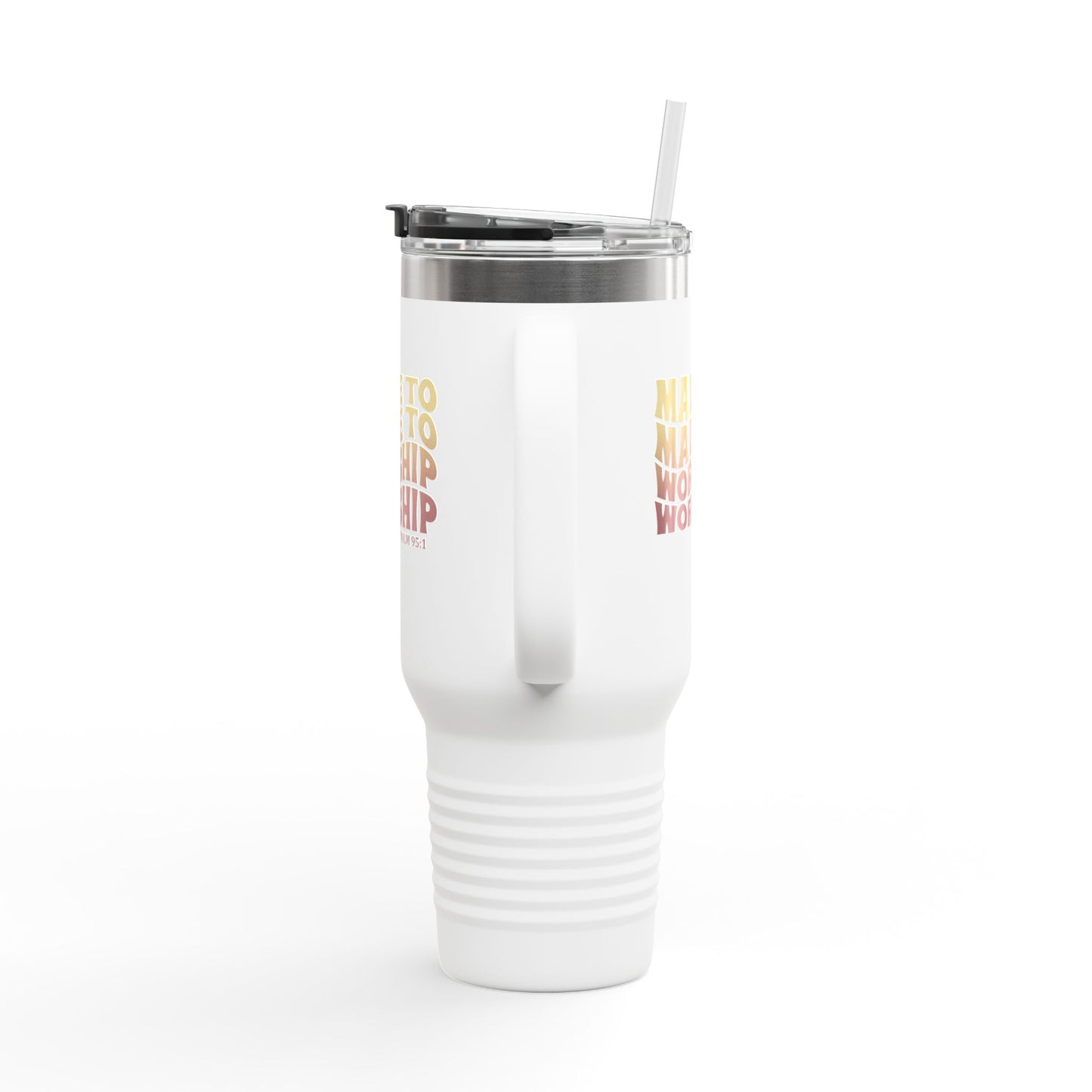 40oz Insulated Mug - Made to Worship
