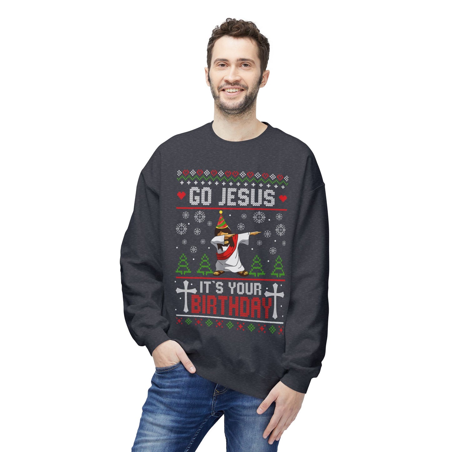 Christmas Collection - Go Jesus Sweatshirt