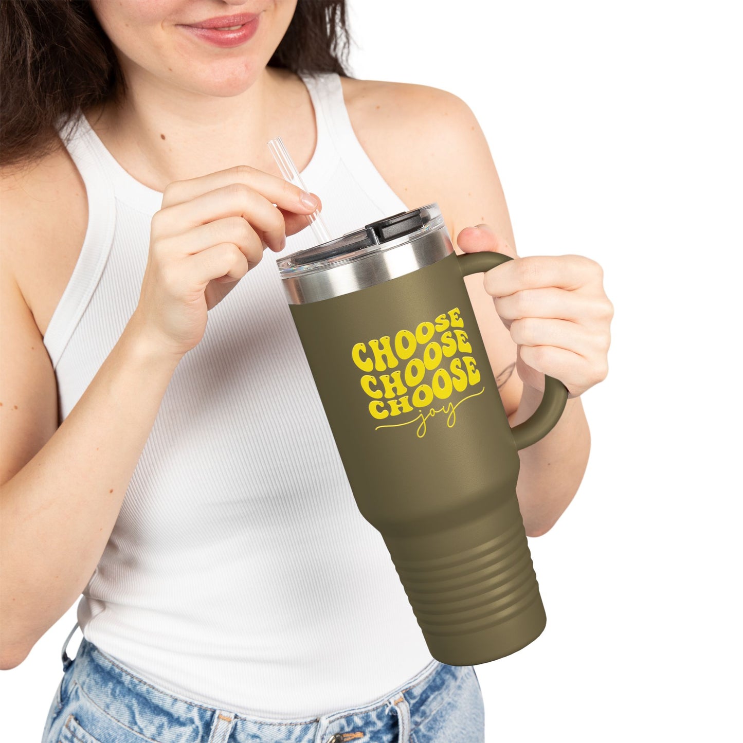 40oz Insulated Mug - Choose Joy