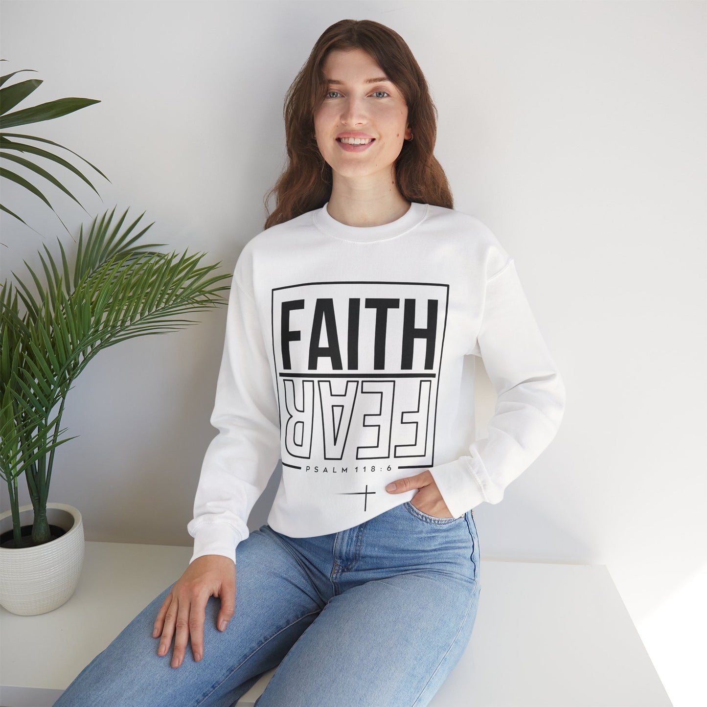 BOTH FAITH - Faith Over Fear Sweatshirt