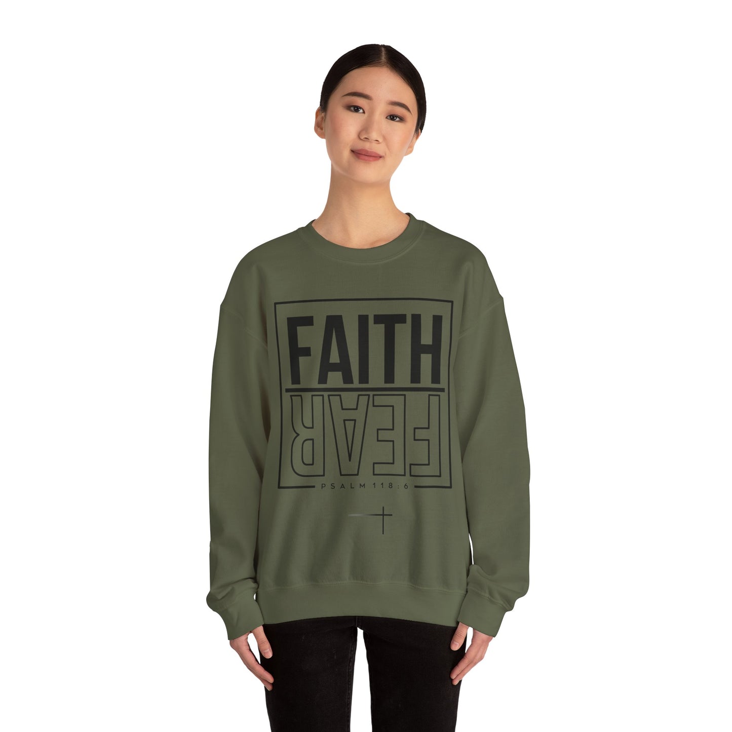 BOTH FAITH - Faith Over Fear Sweatshirt