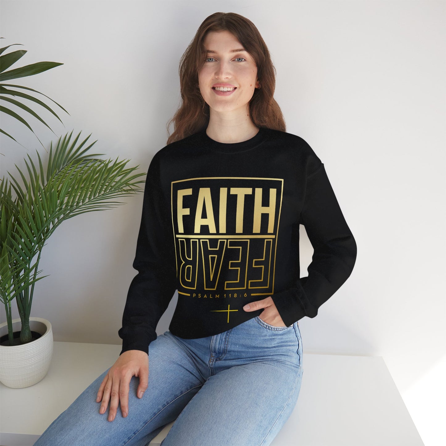 BOTH FAITH - Faith Over Fear Sweatshirt