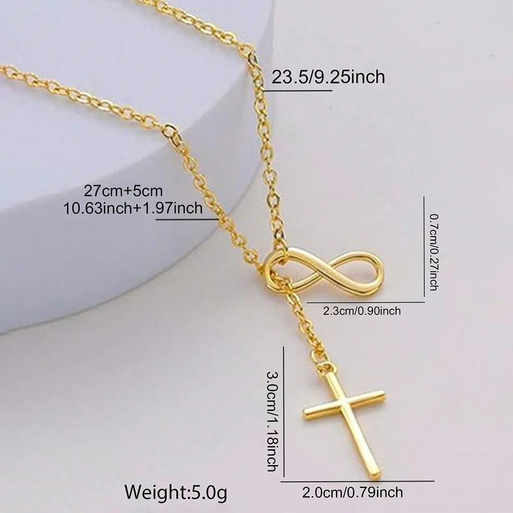 CrossThreads - Forever Cross Necklace