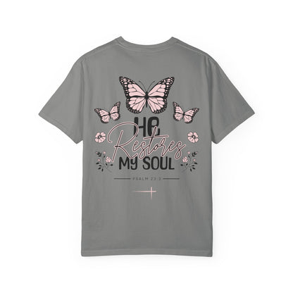 ELEGANCE - Restores My Soul Psalm 23:3 Tee
