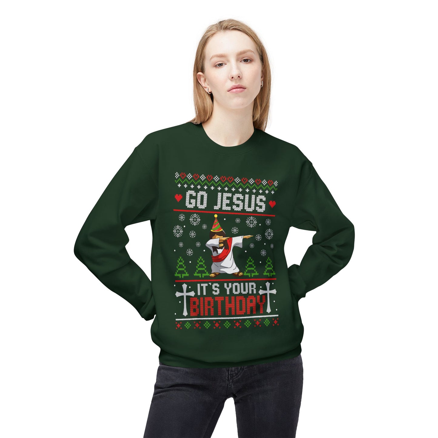 Christmas Collection - Go Jesus Sweatshirt