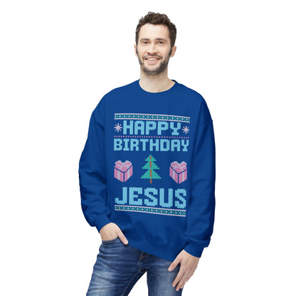 Christmas Collection - Happy Birthday Jesus Sweatshirt