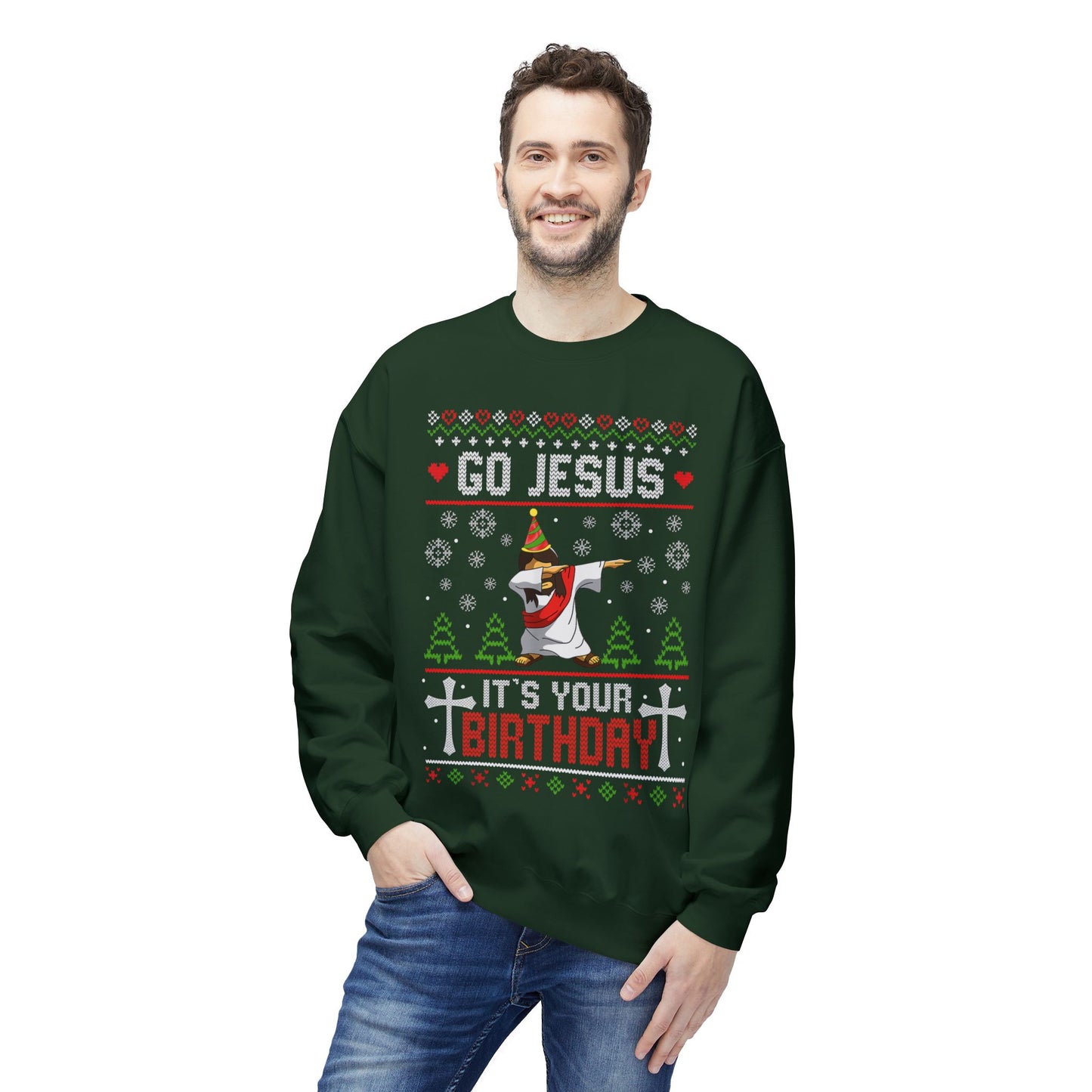 Christmas Collection - Go Jesus Sweatshirt