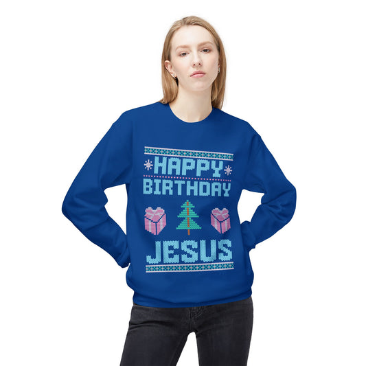Christmas Collection - Happy Birthday Jesus Sweatshirt