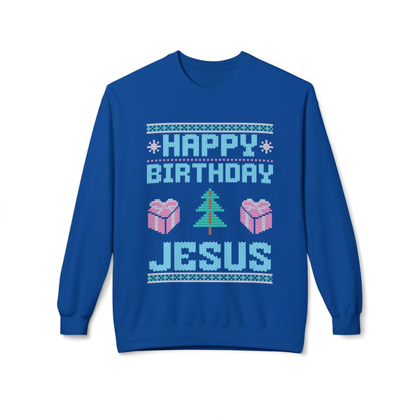 Christmas Collection - Happy Birthday Jesus Sweatshirt