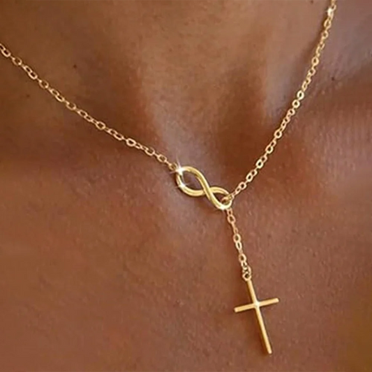 CrossThreads - Forever Cross Necklace